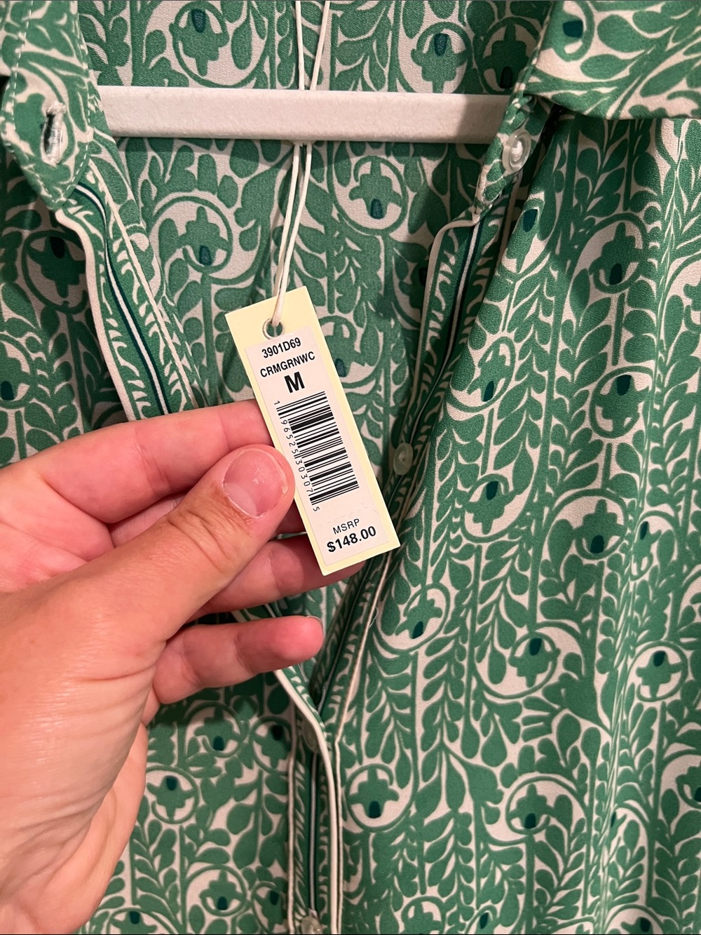 Max Studio Green Printed Tiered Maxi Dress - Picture 5 of 8